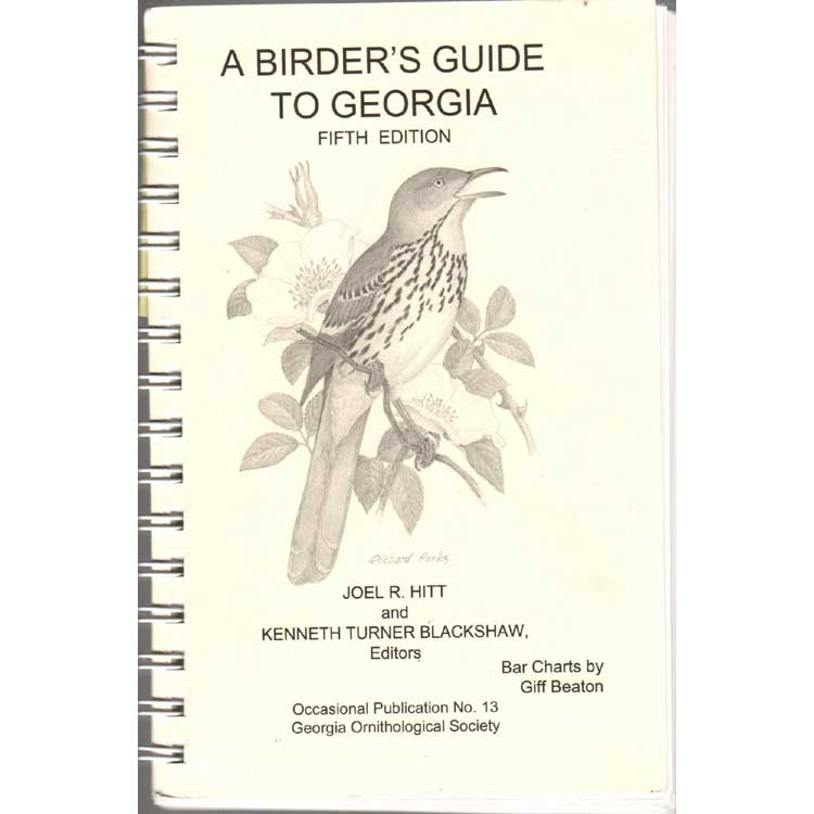 A Birder's Guide to Georgia -Spiralbound book cover