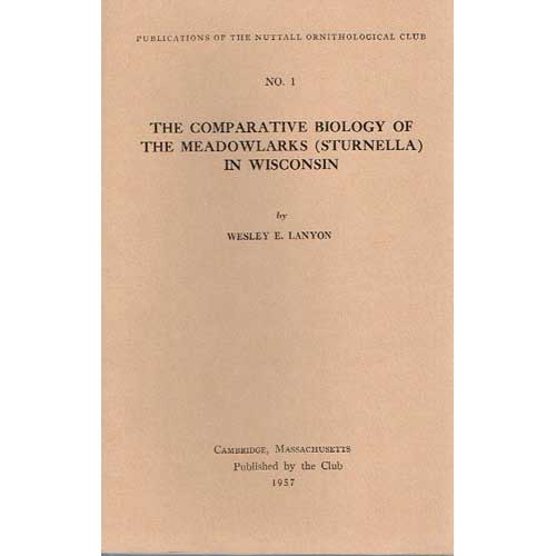 Book cover and/or sample page of The Comparative Biology of the Meadowlarks in Wisconsin