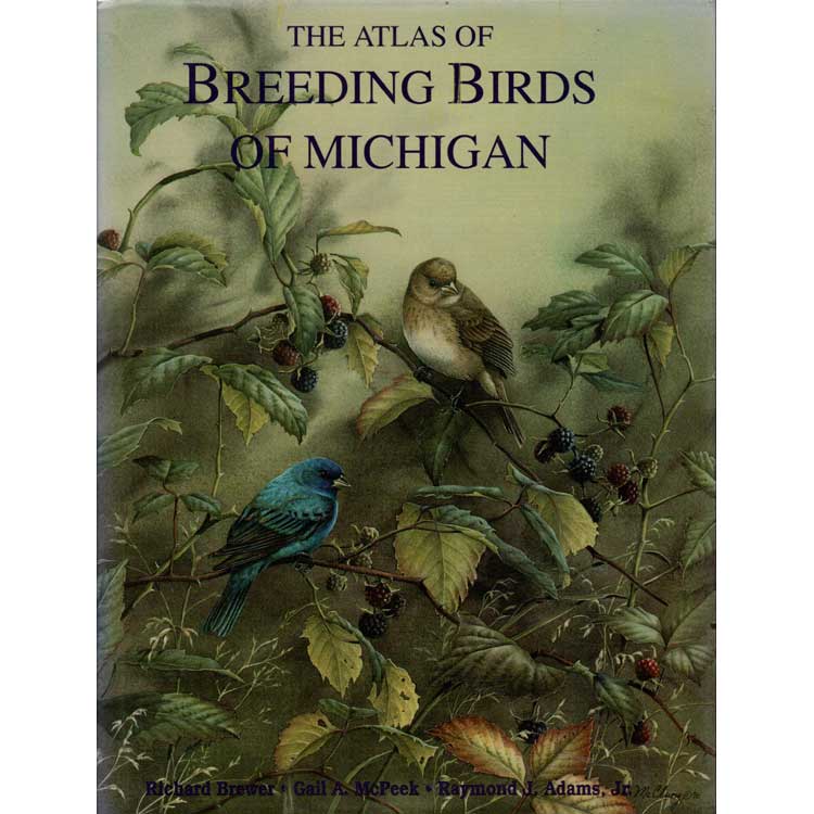 Book cover and/or sample page of The Atlas of Breeding Birds of Michigan