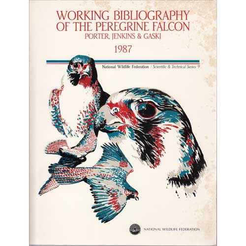 Book cover and/or sample page of Working Bibliography of the Peregrine Falcon