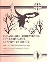 Book cover and/or sample page of Endangered, Threatened and Rare Fauna of North Carolina Pt. 3 : A Re-evaluation of the Birds