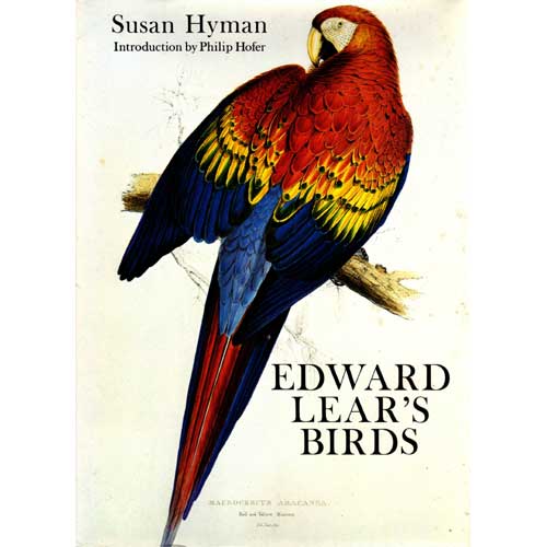 Book cover and/or sample page of Edward Lear's Birds
