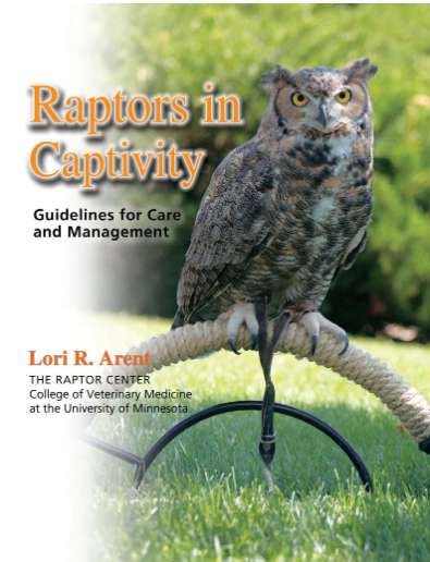Book cover and/or sample page of Raptors in Captivity: Guidelines for Care and Management