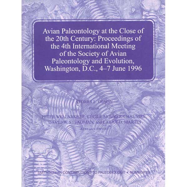 Book cover and/or sample page of Avian Paleontology at the Close of the 20th Century