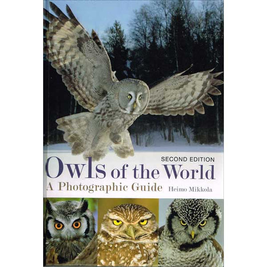 Book cover and/or sample page of Owls of the World: A Photographic Guide, Second edition