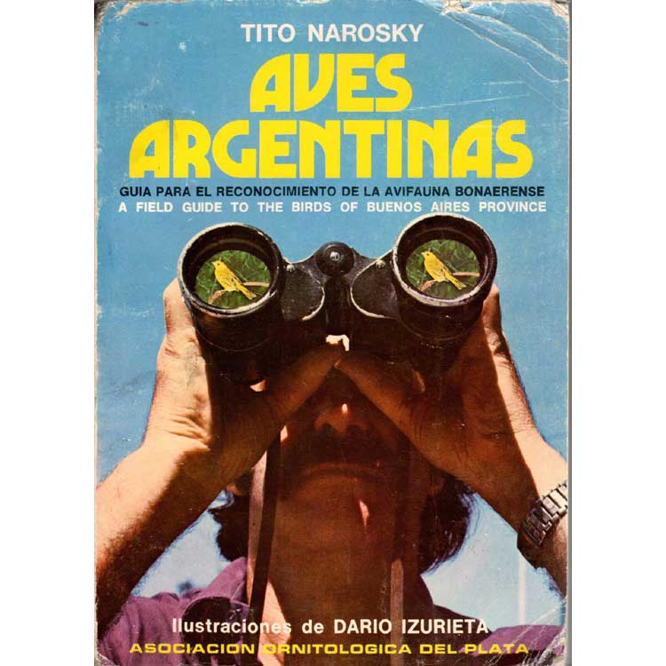 Book cover and/or sample page of Aves Argentinas: A Field Guide to the Birds of Buenos Aires Province (Bilingual edition)