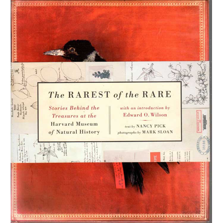 Book cover and/or sample page of Rarest of the Rare: The Stories Behind the Harvard Museum of Natural History