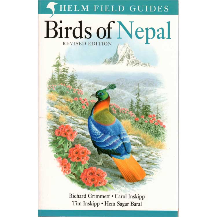 Book cover and/or sample page of Birds of Nepal, Revised Edition. Helm Field Guides