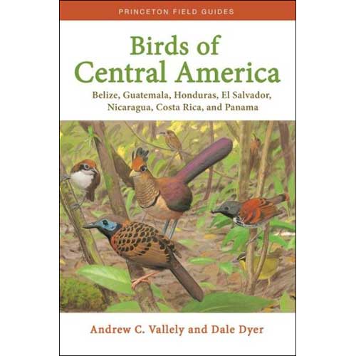 Book cover and/or sample page of Birds of Central America: Belize, Guatemala, Honduras, El Salvador, Nicaragua, Costa Rica and Panama