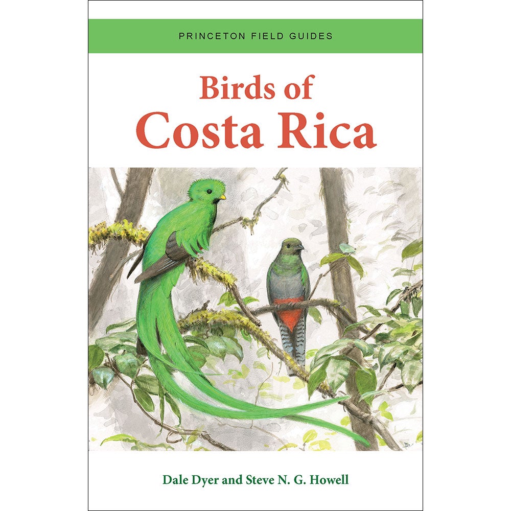 Book cover and/or sample page of Birds of Costa Rica. Princeton Field Guides