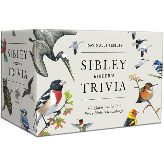 Sibley Birder's Trivia: A Card Game: 400 Questions to Test Every Birder's Knowledge cover