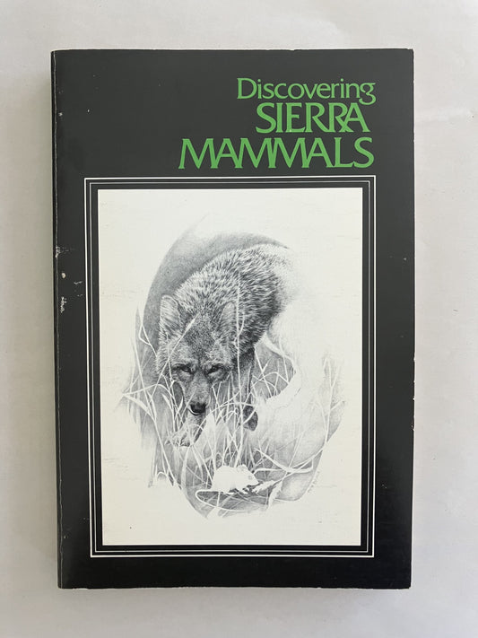 Discovering Sierra Mammals cover