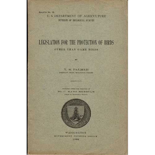 Book cover and/or sample page of Legislation for the Protection of Birds Other than Game Birds