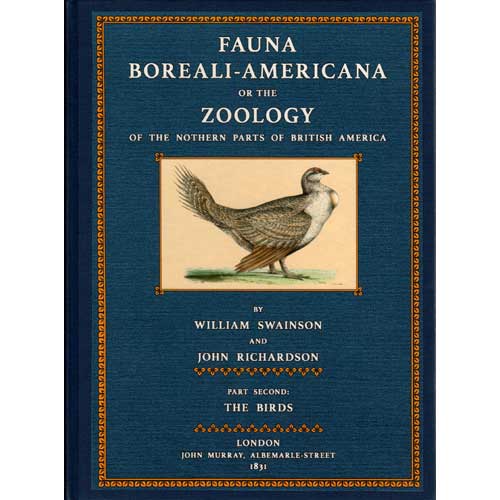 Book cover and/or sample page of Fauna Boreali-Americana. Part Second: The Birds