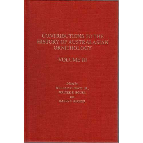 Book cover and/or sample page of Contributions to the History of Australasian Ornithology, Volume III