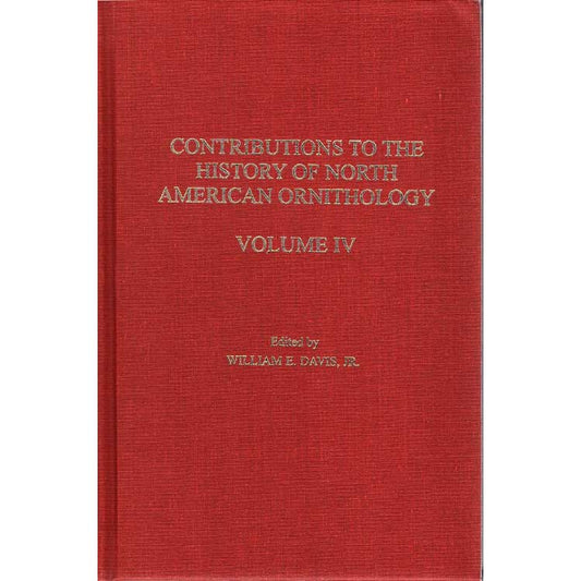 Book cover and/or sample page of Contributions to the History of North American Ornithology. Volume IV