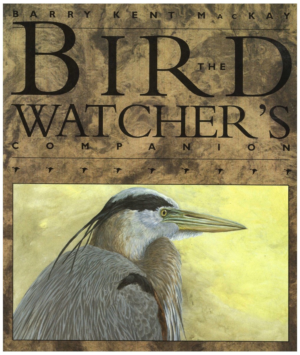 The Bird Watcher's Companion – Buteo Books - Main Image