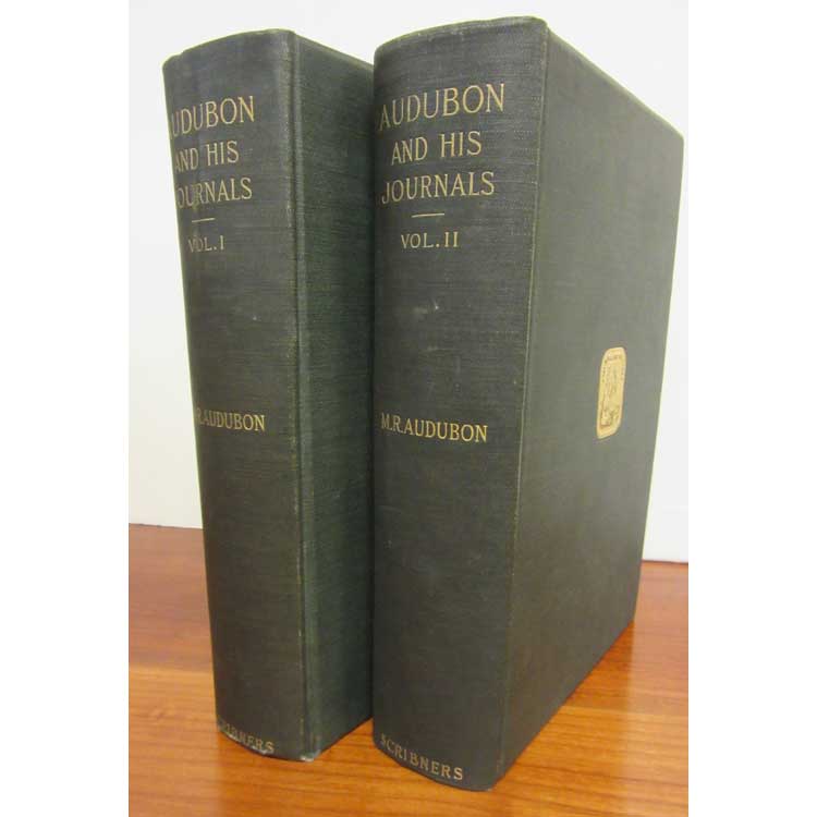Book cover and/or sample page of Audubon and His Journals. Volumes I & II