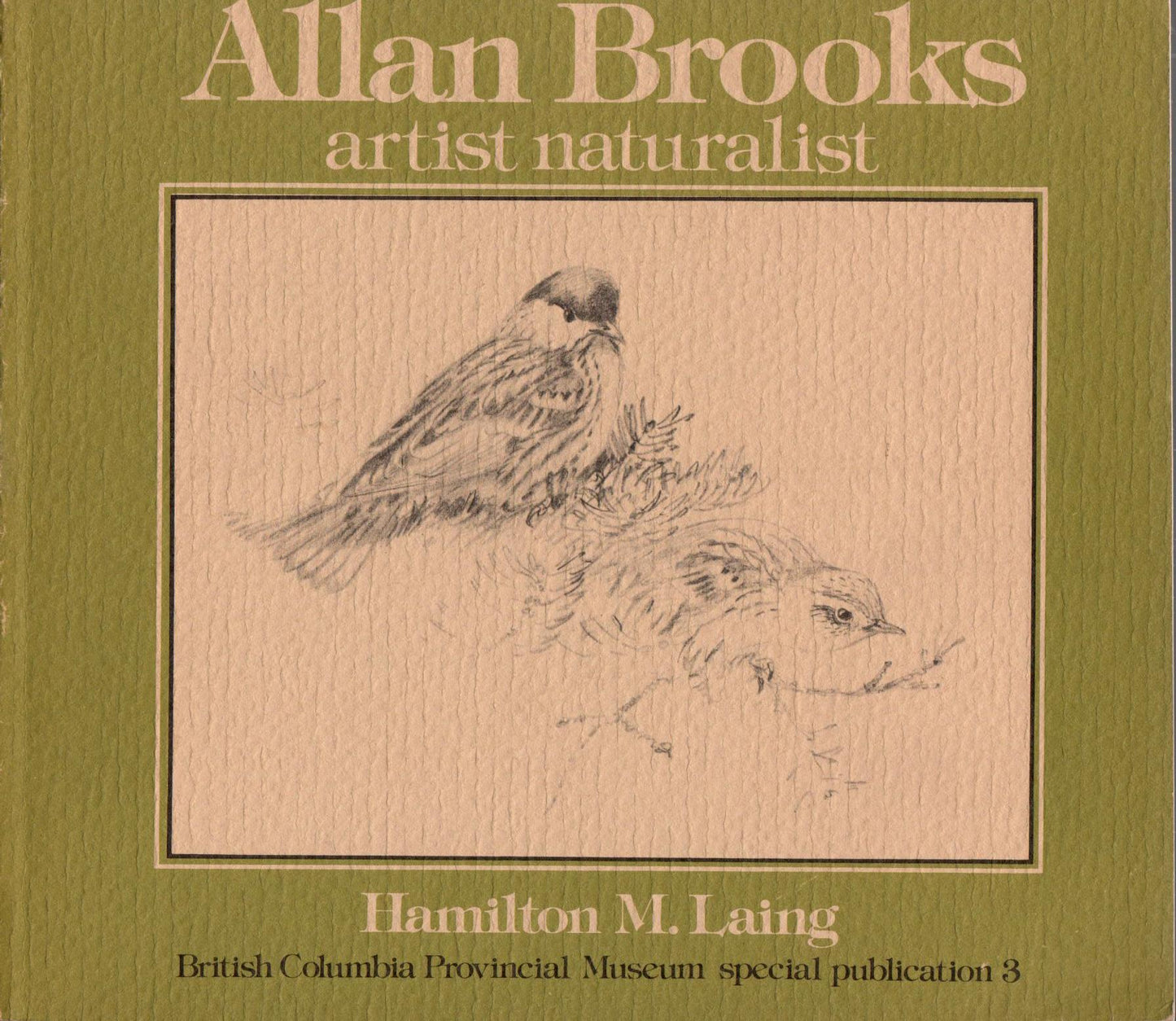 Book cover and/or sample page of Allan Brooks: Artist Naturalist