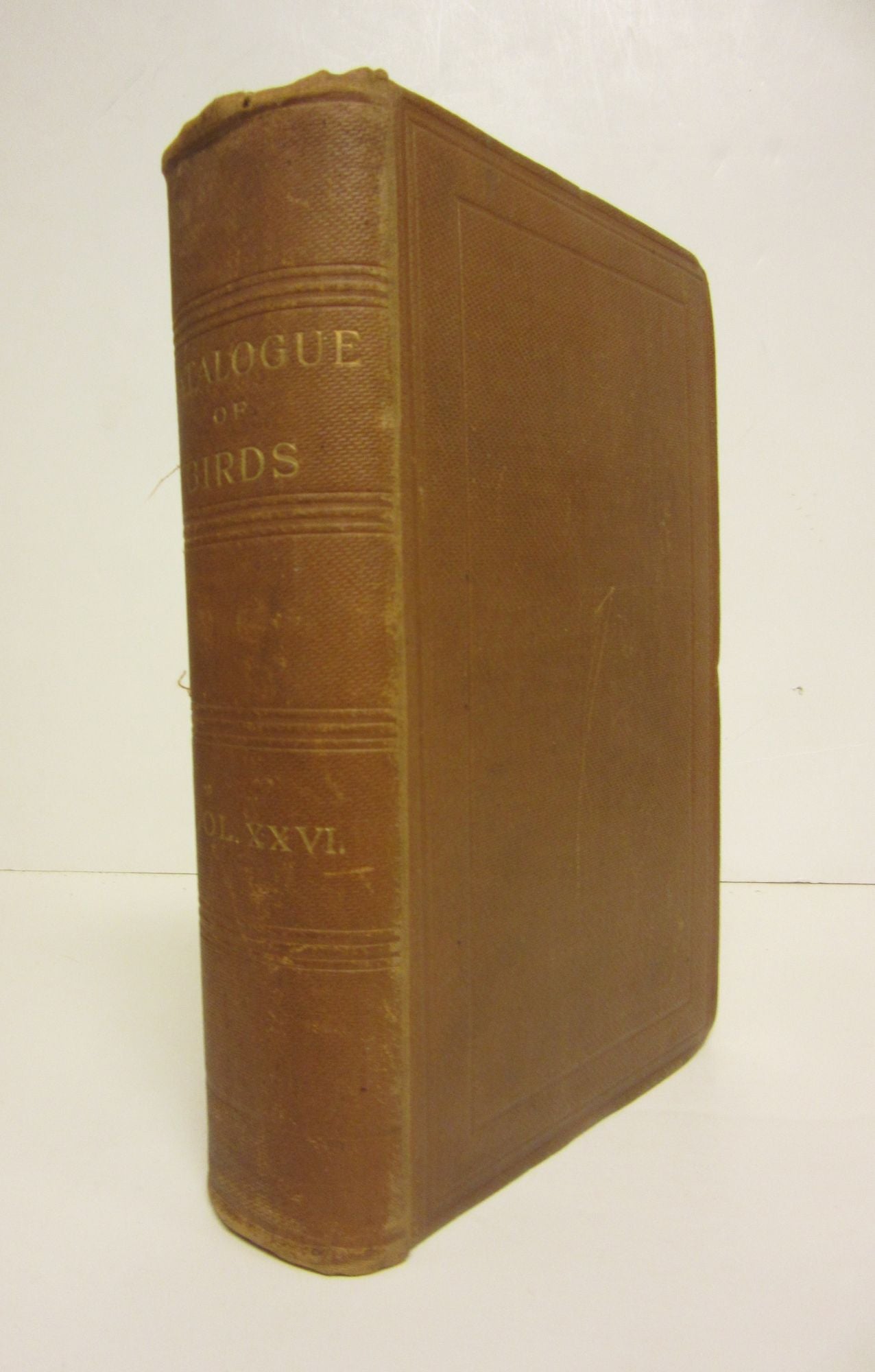 Book cover Catalogue of the Birds in the British Museum. Volume XXVI.