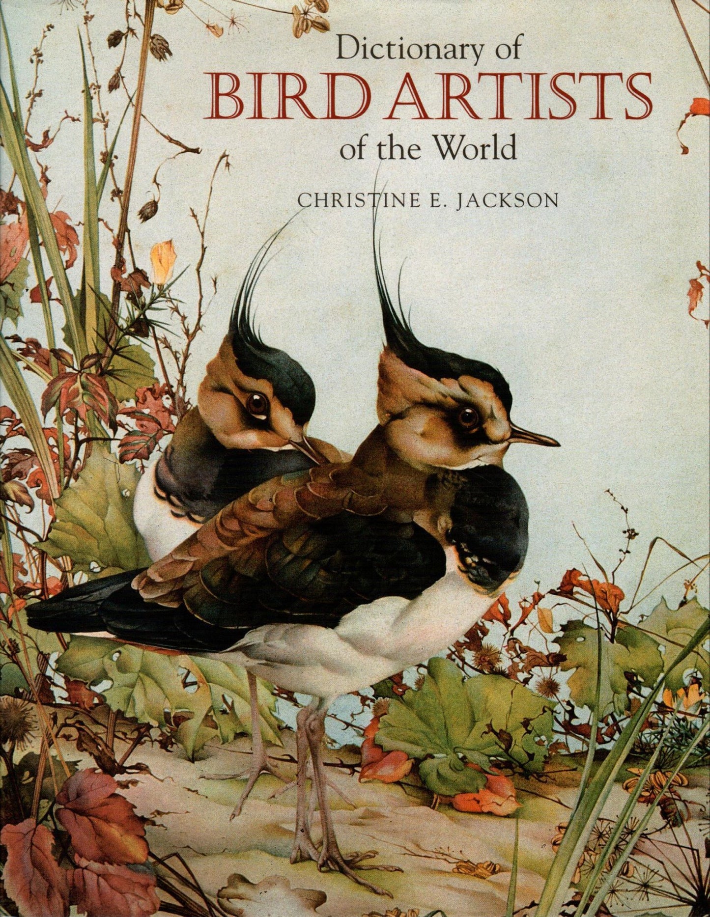 Book cover Dictionary of Bird Artists of the World
