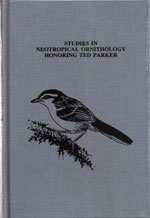 Book cover and/or sample page of Studies in Neotropical Ornithology Honoring Ted Parker (OM48)