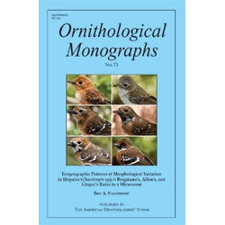 Book cover and/or sample page of Ecogeographic Patterns of Morphological Variation in Elepaios: Bergmann, Allen, and Gloger's Rules (OM73)