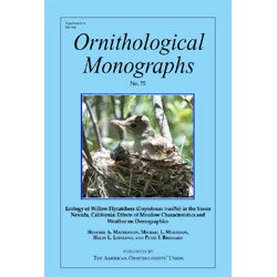 Book cover and/or sample page of Ecology of Willow Flycatchers in the Sierra Nevada, California: Meadow Characteristics and Weather