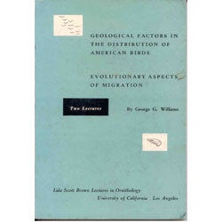 Book cover and/or sample page of Geological Factors in the Distribution of American Birds/Evolutionary Aspects of Migration