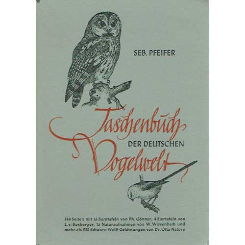 Book cover and/or sample page of Taschenbuch der deutschen Vogelwelt