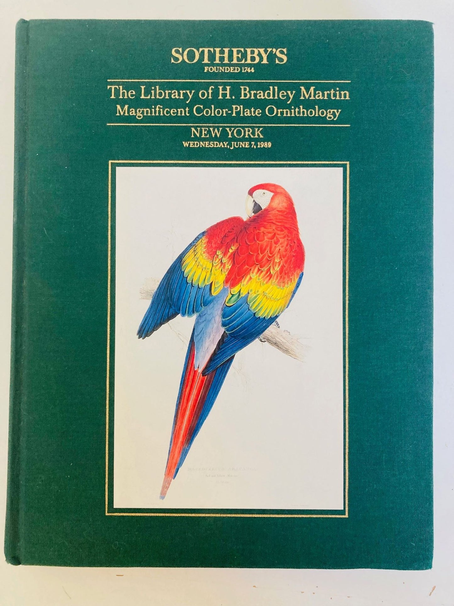 Book cover The Library of H. Bradley Martin: Magnificent Color-Plate Ornithology
