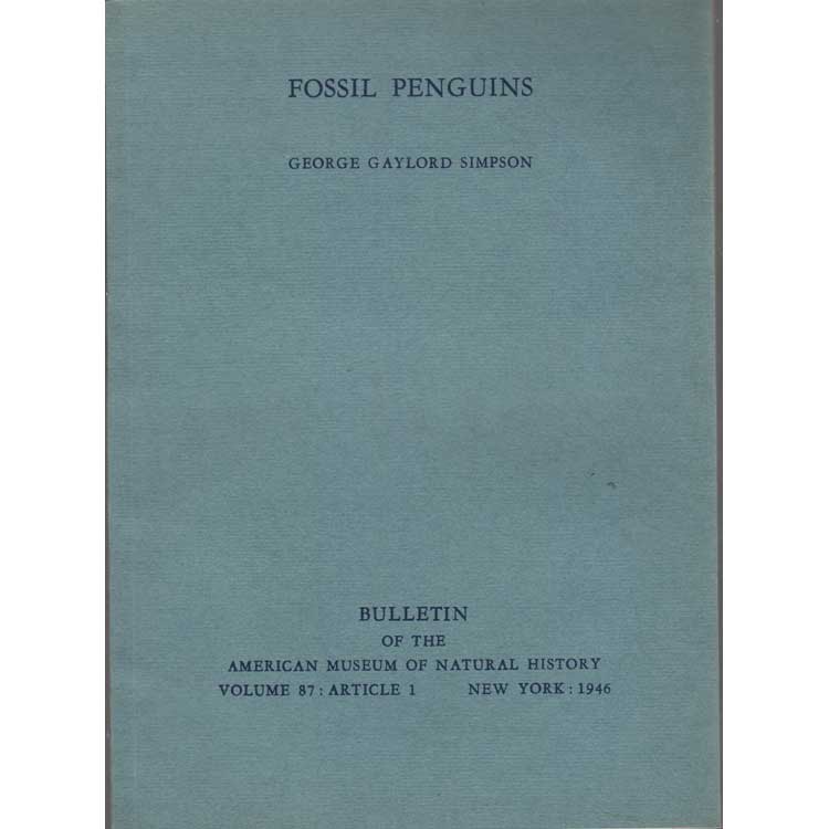 Book cover and/or sample page of Fossil Penguins