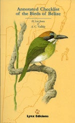 Annotated Checklist of the Birds of Belize cover