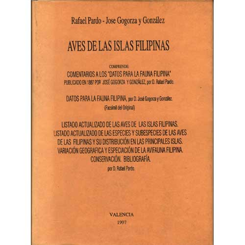 Book cover and/or sample page of Aves de Las Islas Filipinas