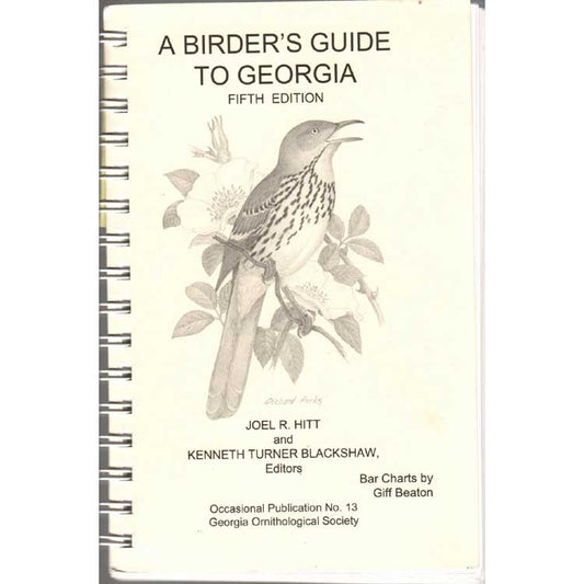 A Birder's Guide to Georgia -Spiralbound book cover
