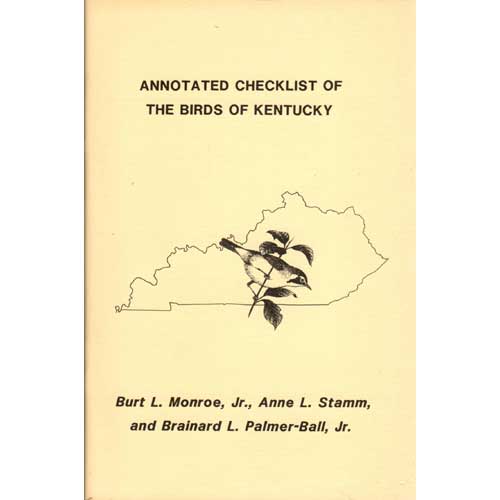 Book cover and/or sample page of Annotated Checklist of the Birds of Kentucky (1st ed)
