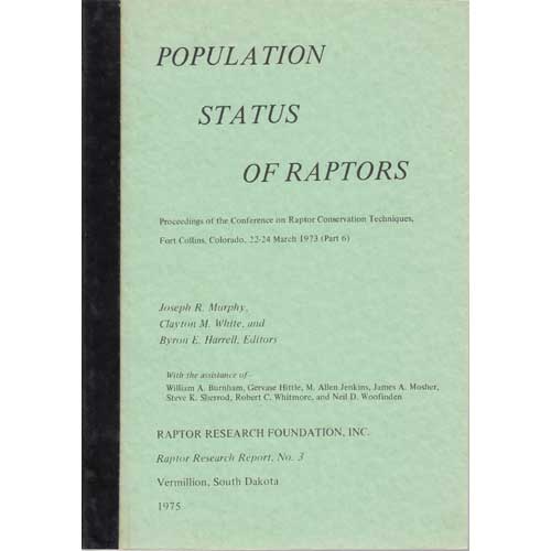 Book cover and/or sample page of Population Status of Raptors