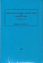 Book cover and/or sample page of Ornithological Gazetteer of Argentina, Second Edition