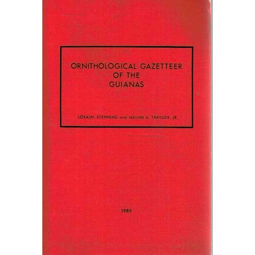 Book cover and/or sample page of Ornithological Gazetteer of the Guianas