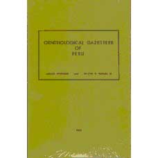 Book cover and/or sample page of Ornithological Gazetteer of Peru