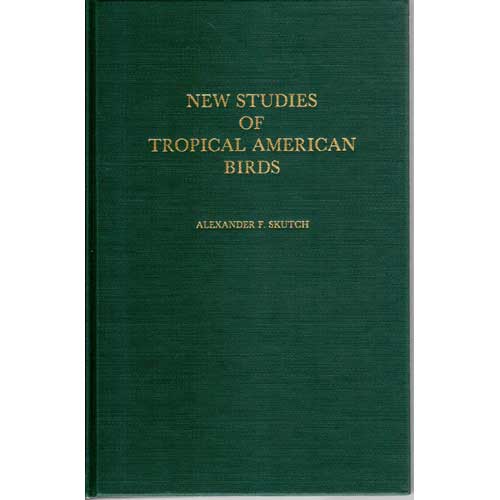 Book cover and/or sample page of New Studies of Tropical American Birds [Nuttall Publication #19]