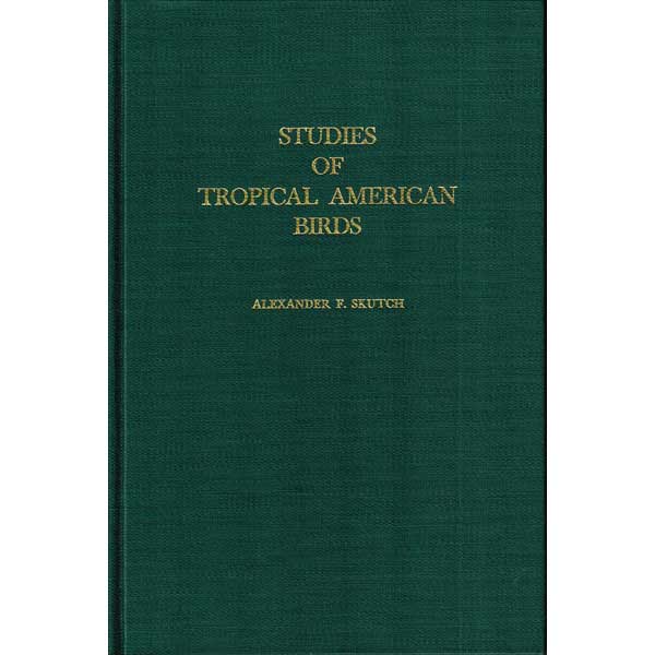Book cover and/or sample page of Studies of Tropical American Birds [Nuttall Publication #10]