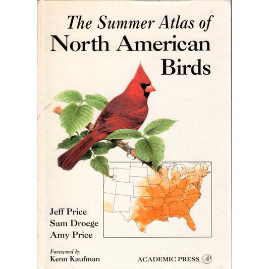 Book cover and/or sample page of The Summer Atlas of North American Birds