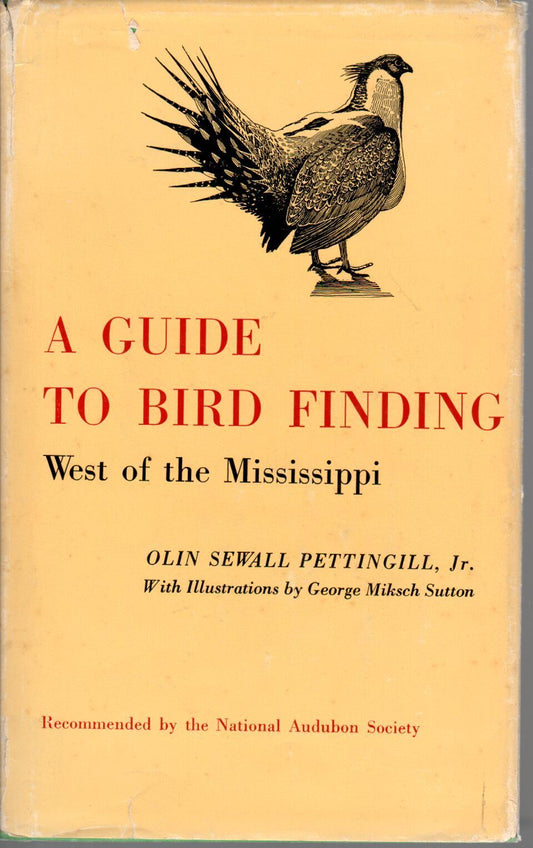 A Guide to Bird Finding West of the Mississippi, First Edition cover