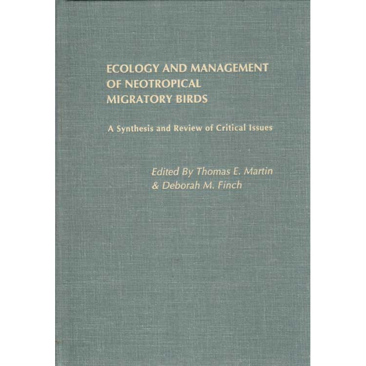 Ecology and Management of Neotropical Migratory Bird- [HC] cover