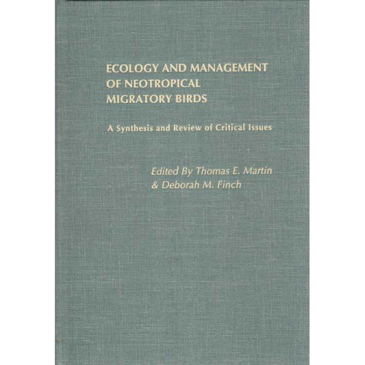 Ecology and Management of Neotropical Migratory Bird- [HC] cover