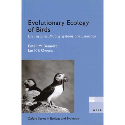 Book cover and/or sample page of Evolutionary Ecology of Birds : Life Histories, Mating Systems and Extinction  [PB]