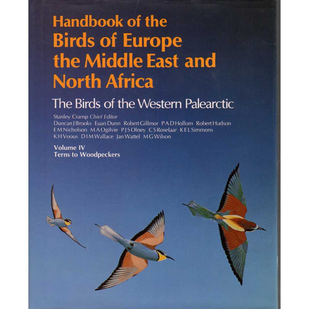 Book cover and/or sample page of Handbook of the Birds of Europe, the Middle East, and North Africa. Volume 4.