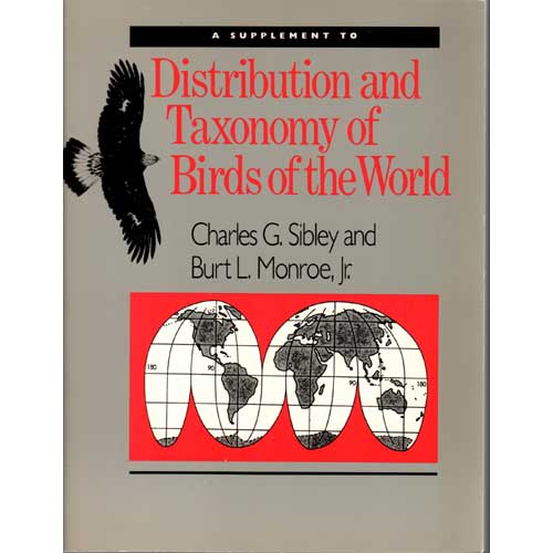 Book cover and/or sample page of A Supplement to Distribution and Taxonomy of Birds of the World