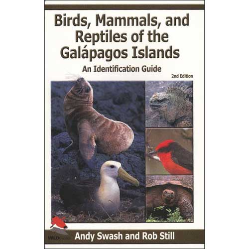 Book cover and/or sample page of Birds, Mammals, and Reptiles of the Galapagos Islands: An Identification Guide. Second edition